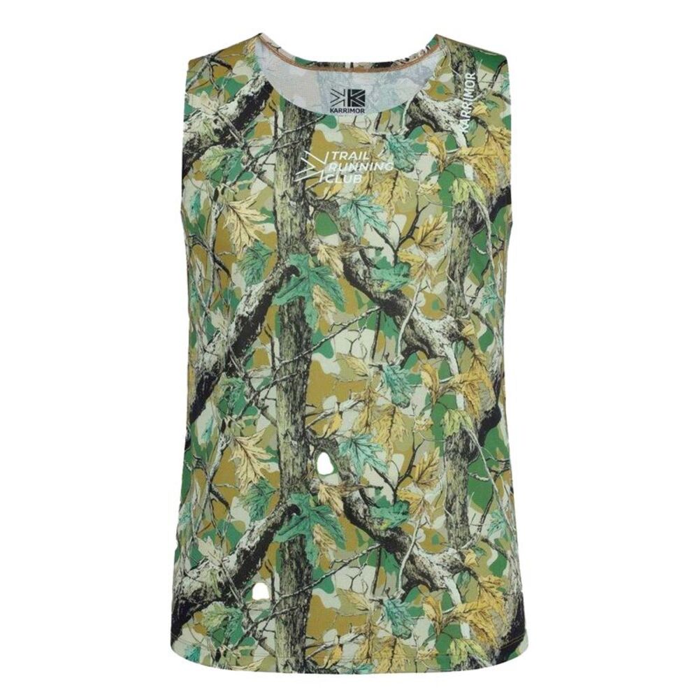 Karrimor Mens Tempo Trail Tank Top / Forest